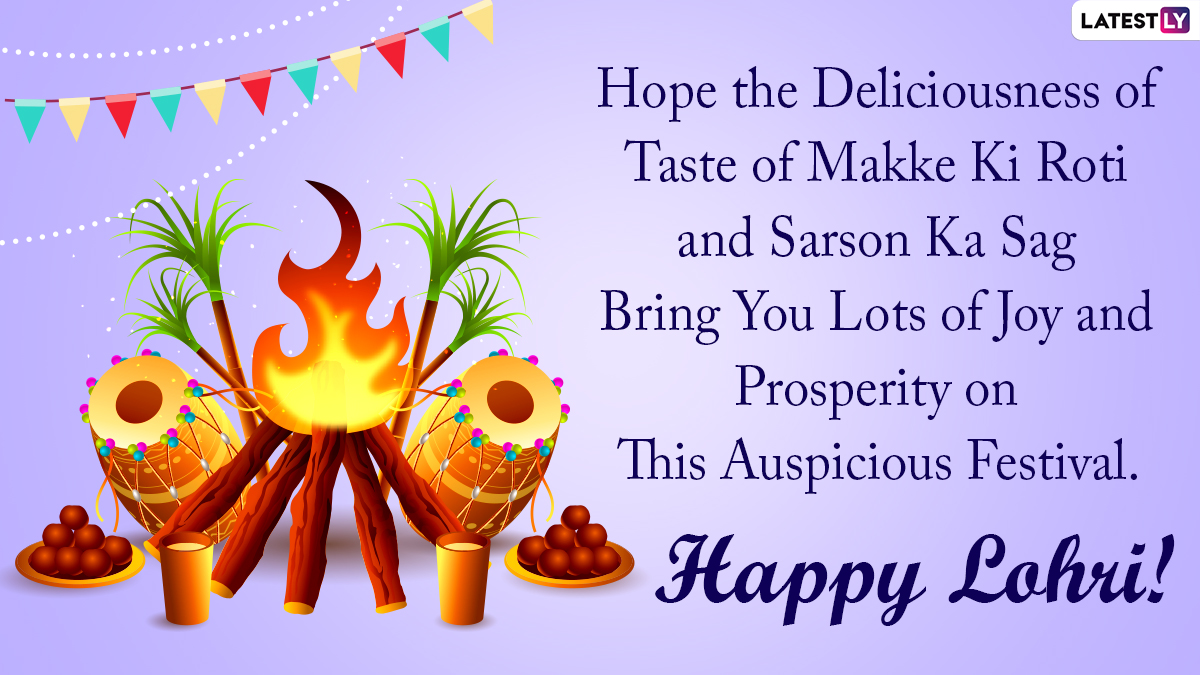 Happy Lohri 2021 Greetings: WhatsApp Stickers, Status, HD Photo ...