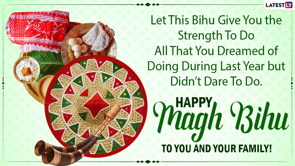 Magh Bihu 2021 Wishes And WhatsApp Stickers: Bhogali Bihu Messages ...