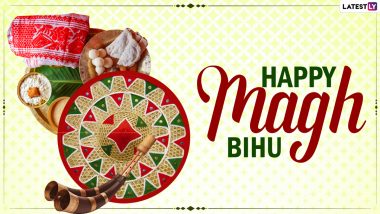 Magh Bihu 2021 Wishes and WhatsApp Stickers: Bhogali Bihu Messages, Facebook Greetings, Telegram HD Images and GIFs to Wish Happy Bihu to Friends and Family