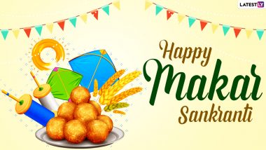 Makar Sankranti 2021 Wishes: Send WhatsApp Stickers, HD Photo Messages, GIF Greetings, SMS, Images and Wallpapers on Kite Flying Festival
