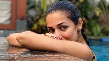 Malaika Arora Shares Sultry Pool Picture on Instagram, Captions It ‘Rise N Shine’