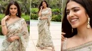 Malavika Mohanan Is Chicing It Up in a Sabyasachi Saree!