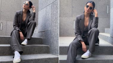 Malavika Mohanan’s Pantsuit Moment With Sneakers Is a Helluva Chic!