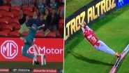 Max Bryant&rsquo;s Sensational Save in BBL 2020&ndash;21 Reminds Fans of Nicholas Pooran&rsquo;s Gravity-Defying Effort in IPL 2020 (Watch Video)