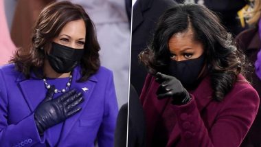 US VP Kamala Harris’ Reaction to Michelle Obama’s ‘You Go Girl’ Expression From Inauguration Day Sparks Social Celebration, Netizens Rejoice the Power and Pride of Black Women!
