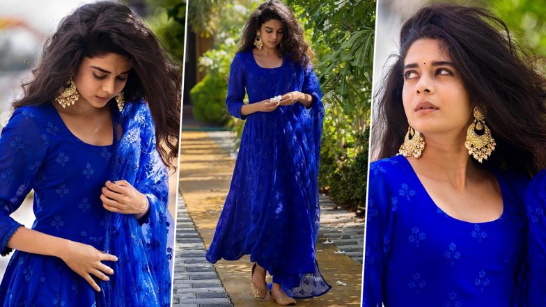 Mithila Palkar&rsquo;s Beautiful Blue Anarkali Will Drive Away Your Mid-Week Blues!