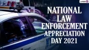 National Law Enforcement Day 2021 Wishes And HD Images: WhatsApp Stickers, Facebook Greetings, Wallpapers, Messages And SMS to Send Police Officers