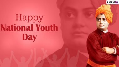 National Youth Day 2021 Wishes and WhatsApp Sticker Messages: Swami Vivekananda HD Images, Telegram Quotes and Facebook Greetings to Celebrate the Great Monk's Birth Anniversary