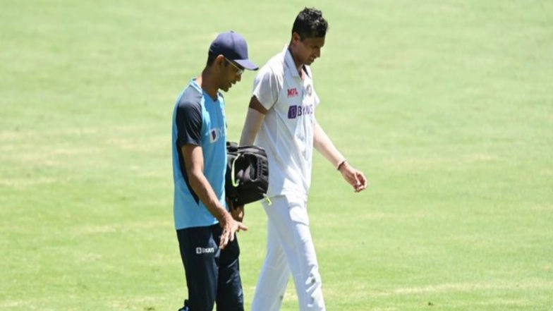 IND vs AUS 4th Test: Navdeep Saini Complains of Groin Pain, Goes off Field; More Injury Worries for India