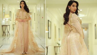 Nora Fatehi in a Floor-Sweeping Kaftan Dress Is Here To Rule the Style Charts (View Pics)