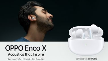 Oppo Enco X True Wireless Earbuds To Be Launched in India Alongside Reno5 Pro on January 18, 2021