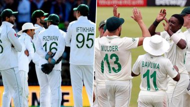 Pakistan vs South Africa 1st Test 2021 Live Streaming Online Day 1 on SonyLiv: Get PAK vs SA Cricket Match Free TV Channel and Live Telecast Details on PTV Sports