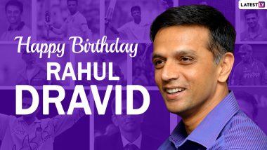 Rahul Dravid Photos & HD Wallpapers for Free Download: Happy Birthday Dravid Greetings, HD Images in India Cricket Team Jersey and Positive Messages To Share Online