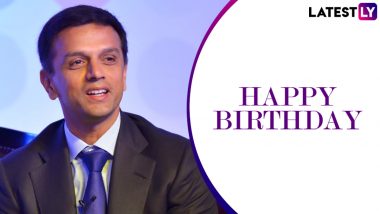 Rahul Dravid Birthday Special: Yusuf Pathan, BCCI, Cricket Australia Lead Wishes for Indian Cricket Legend As He Turns 48