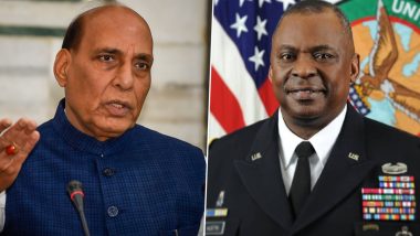 Rajnath Singh Speaks to New US Defence Secretary Lloyd Austin in First High-Level Engagement After Joe Biden Sworn-In As 46th President