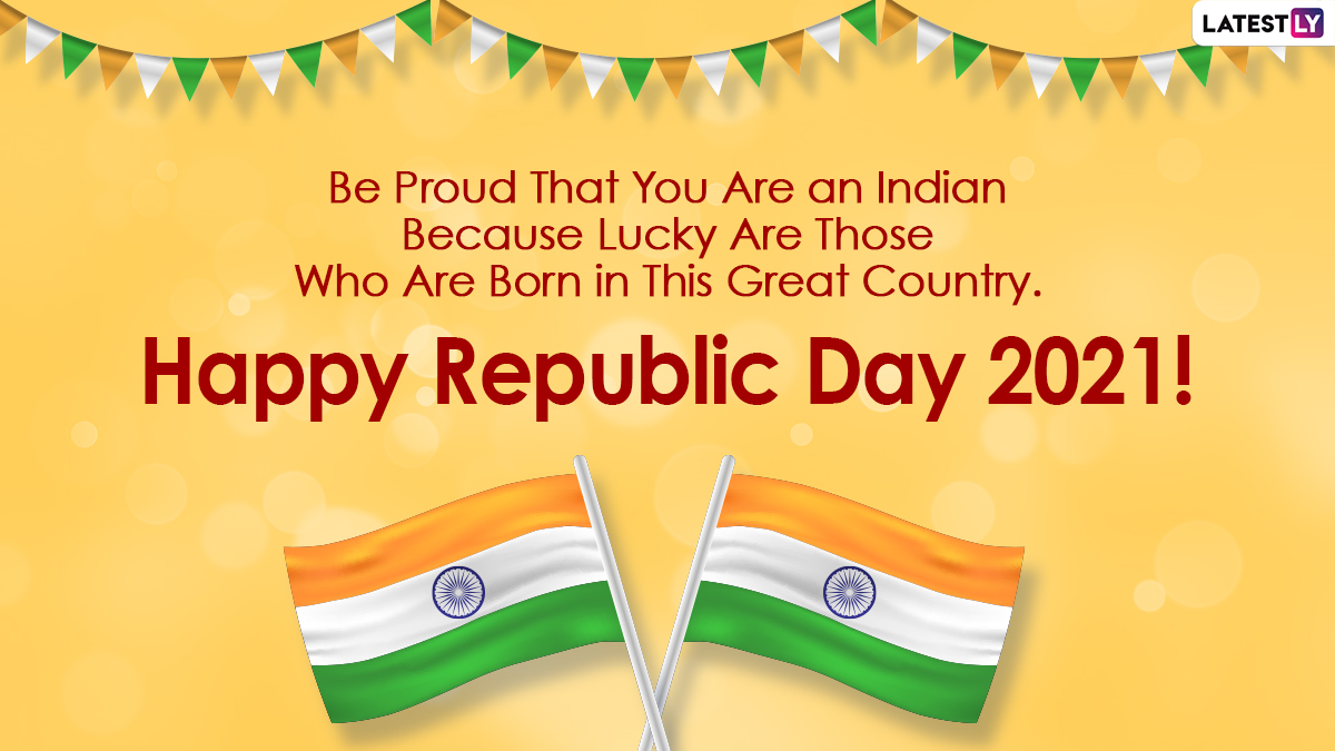 Creative Happy Republic Day 2021 Messages and HD Images: WhatsApp ...