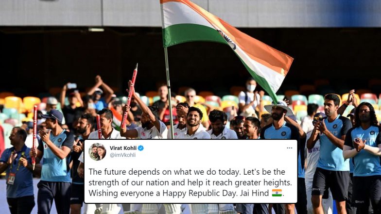 Republic Day 2021 Wishes: Virat Kohli, Sachin Tendulkar Lead Cricket Fraternity’s Greetings As India Celebrates 72nd Ganatantra Diwas