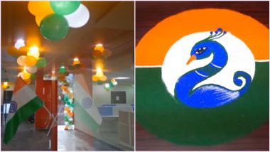 Republic Day 2021 Office Bay Decoration Ideas: From Indian Flag Rangoli Designs and Easy Tricolour DIY Crafts to Decorate Your Desk on 26 January