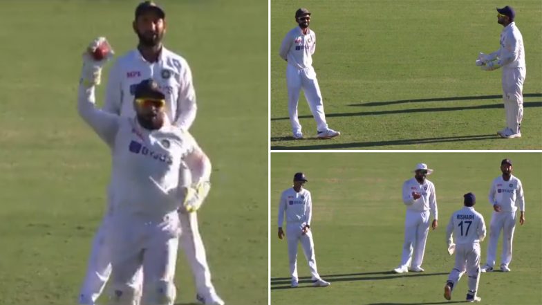 India vs Australia 4th Test 2021: Rishabh Pant Urges Ajinkya Rahane to Take Review, Rohit Sharma Laughs Over Wicket-Keeper’s Excitement (Watch Video)