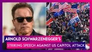 Arnold Schwarzenegger Compares US Capitol Attack To Nazi Violence, Calls Trump Worst President Ever