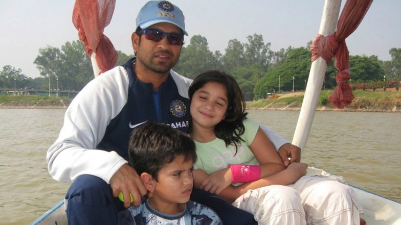 Sachin Tendulkar Shares Throwback Pic With Daughter Sara & Son Arjun on National Girl Child Day 2021, Says ‘Celebrate Our Girls and Boys Alike’