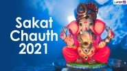 Sakat Chauth 2021 Date, Chaturthi Tithi and Puja Time: Know History, Lambodara Sankashti Chaturthi Vrat Katha, Moonrise Timing and Significance to Worship Lord Ganesha