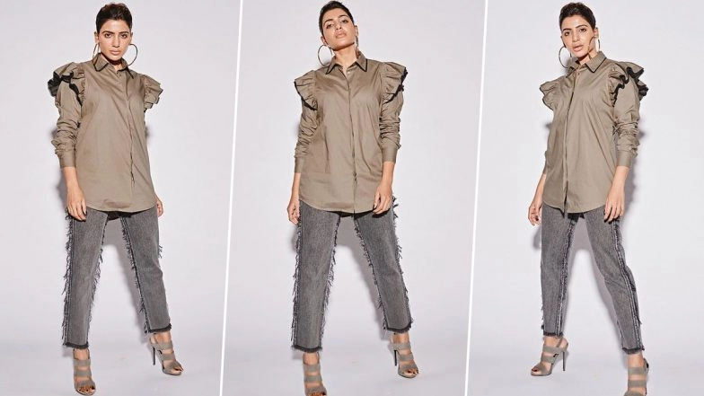 Samantha Akkineni Having One of Those Bad Styling Days as She Gets Ready to Promote The Family Man Season 2 (View Pics)