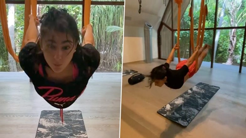 Sara Ali Khan Is ‘Swinging into the Weekend’ with This Innovative Style of Workout (Watch Video)