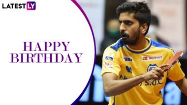 Sathiyan Gnanasekaran Birthday Special: Facts To Know About Commonwealth Games Gold Medal Winning Table Tennis Star