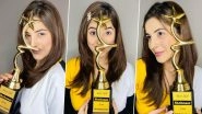 Shehnaaz Gill Gets Awarded by Her Fans for Being the &lsquo;Best Idol&rsquo;, Cherishes Their Love and Support!