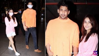 Sidharth Shukla and Shehnaaz Gill Get Papped at Mumbai Airport After Spending New Year in Goa (View Pics)