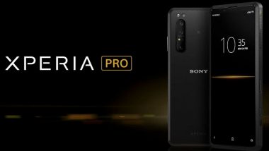 Sony Xperia Pro 5G Smartphone Launched in the US for $2,499