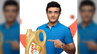 Sourav Ganguly Featuring Fortune Oil Advertisements Pulled Down by Adani Wilmar After BCCI President Suffers Mild Cardiac Arrest