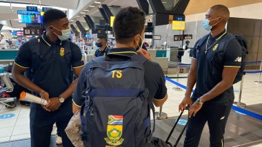 Pakistan vs South Arica 2021: Quinton de Kock-led Proteas Touchdown in Karachi to Play Two Tests and 3 T20Is for Time in 14 Years