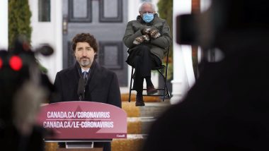 Bernie Sanders' Cameo in Justin Trudeau's Press Conference Is Churning out Funny Memes and Jokes! Canadian Prime Minister's Hilarious 'Stay Home' Jibe Goes Viral