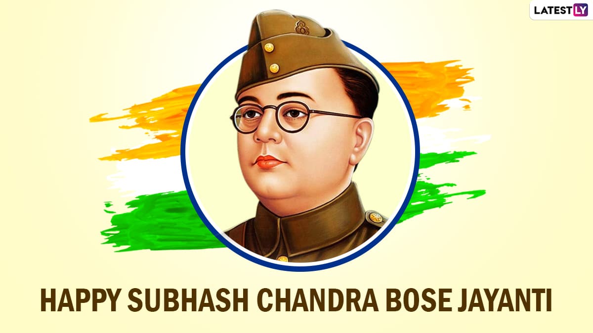 Subhas Chandra Bose Jayanti 2021 Greetings: WhatsApp Stickers ...