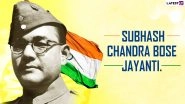 Netaji Subhas Chandra Bose Birth Anniversary 2021 Quotes, Wishes & Greetings: Send HD Images, Facebook Photos, Messages and Sayings on 'Parakram Diwas'