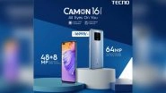 Tecno Camon 16 Premier With Mediatek G90T Chipset Launched in India at Rs 16,999