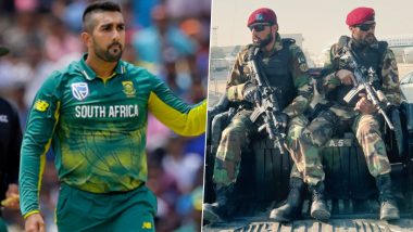 Tabraiz Shamsi Shares Video of Tight Security As South Africa Arrive in Pakistan for Bilateral Series After 14 Years