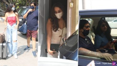 Bride-To-Be Natasha Dalal, Varun Dhawan’s Families Spotted Leaving For Alibaug For The Grand Wedding! (View Pics)