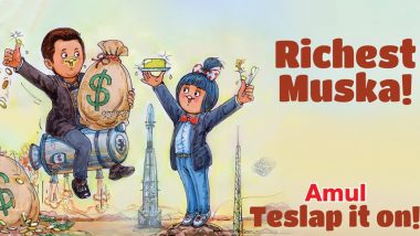 Amul Congratulates Elon Musk via an Amazing Topical After He Surpasses Amazon CEO Jeff Bezos to Become Richest Person on the Planet