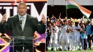Triple H Lavishes Praises on Indian Cricket Team's Historic Test Series Triumph Over Australia, Calls Visitors&rsquo; Effort as &lsquo;A WWE-Scripted Level of a Comeback&rsquo;