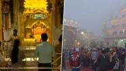 Happy New Year 2021: Devotees Offer Prayers at Siddhivinayak Temple, Golden Temple, Sangam Ghat on the First Day of the Year, Watch Video