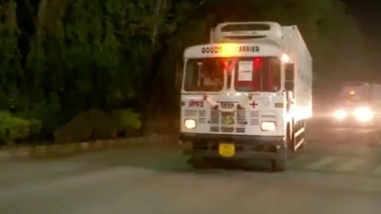 Covishield Vaccine: 3 Trucks Carrying COVID-19 Vaccine Reach Pune Airport From Serum Institute to be Shipped to Different Locations in India; Watch Video