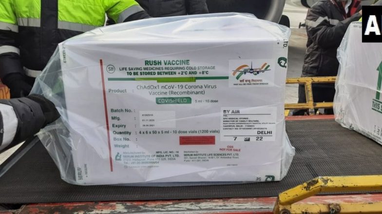 First Consignment of COVID-19 Vaccine Arrives at Delhi Airport From Pune, View Pics