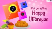 Happy Uttarayan 2021 Photos & Makar Sankranti Wishes: WhatsApp Stickers, Messages, HD Images, GIF Greetings, Quotes, Status, SMS and Pictures to Family & Friends