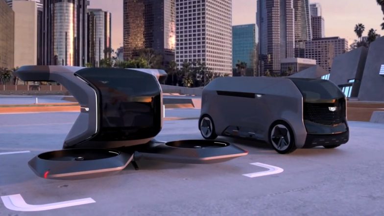 Cadillac Unveils Electric Drones Concept for Making People Fly (Watch Video)
