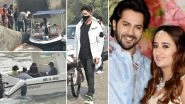 Varun Dhawan-Natasha Dalal&rsquo;s Wedding at Alibaug: Shashank Khaitan, Manish Malhotra Leave for the Couple&rsquo;s Shaadi (View Pics)