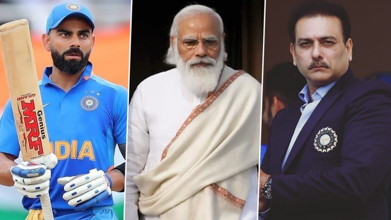 Virat Kohli, Ravi Shastri, Sourav Ganguly Express Gratitude and Thank PM Narendra Modi for ‘Kind Words’ on Mann Ki Baat