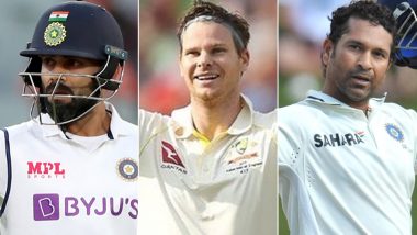 Steve Smith Surpasses Virat Kohli, Sachin Tendulkar to Become Second-Fastest to Score 27 Test Centuries, Achieves Feat in IND vs AUS 3rd Test 2021